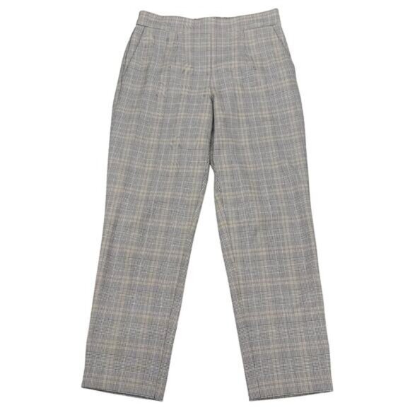 Aritzia Babaton Conan Pull On Plaid Crop Pant Size 2 - Picture 3 of 8